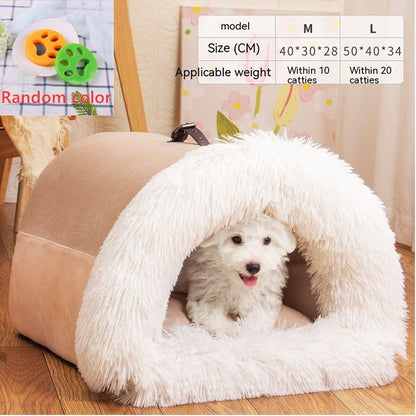 New Splice Portable Pet Long Fur Cat Nest