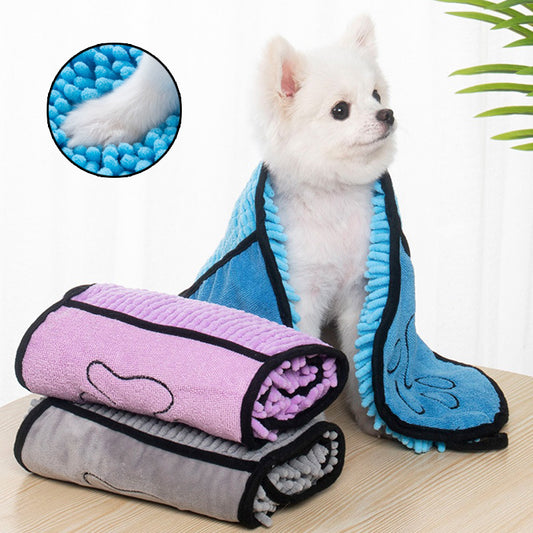 Super Absorbent Dog Bathrobe Microfiber Bath Towels